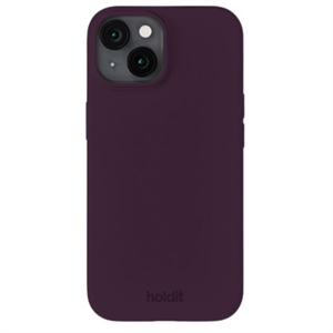 Holdit - Silicone Cover Deep Plum - iPhone 15
